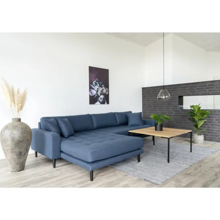 Lido sofaben 16,50cm - Sort træ