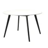 Life Rundt spisebord hvid/sort Ø120 cm OUTLET