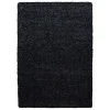 Life Shaggy tæppe Ensfarvet - Antracit