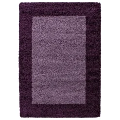 Life Shaggy tæppe Ramme - Lilla