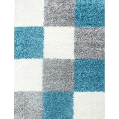 Life Shaggy tæppe Ternet - Turkis