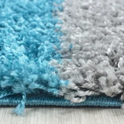 Life Shaggy tæppe Ternet - Turkis