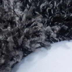 Life Shaggy tæppe Ternet - Sort