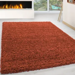 Life Shaggy Tæppeløber Ensfarvet - Terra