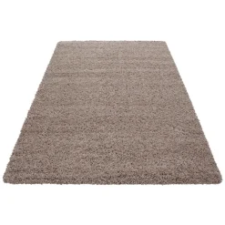 Life Shaggy Tæppeløber Ensfarvet - Beige