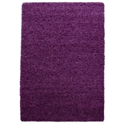 Life Shaggy Tæppeløber Ensfarvet - Lilla
