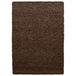 Life Shaggy Tæppeløber Ensfarvet - Brun