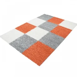 Life Shaggy Tæppeløber Ternet - Terra