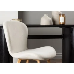 Lilja Spisebordsstol - Beige og Natur