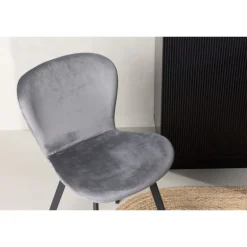 Lilja Spisebordsstol - Sort og Grå