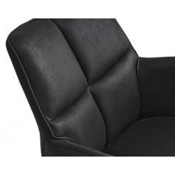 LilySpisestuestol med armlæn - Micro læder