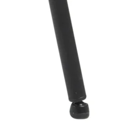 Lima spisebordsstol med armlæn sort stof