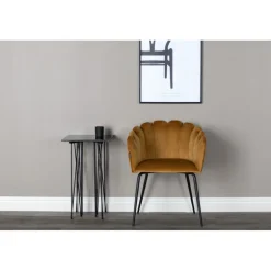 Limhamn Spisebordsstol - Sort og Gul