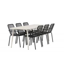 Lina e Loungesæt - Havemøbelsæt - Beige,Sort