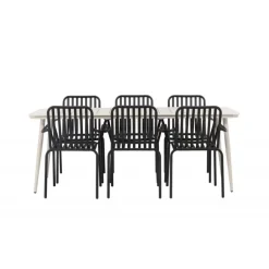 Lina e Loungesæt - Havemøbelsæt - Beige,Sort