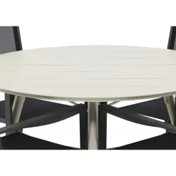 Lina Rund Loungesæt - Havemøbelsæt - Beige,Sort