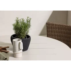 Lina Rundt Loungesæt - Havemøbelsæt - Beige,Natur