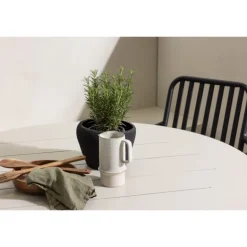 Lina Rundt Loungesæt - Havemøbelsæt - Beige,Sort