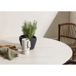 Lina Rundt Loungesæt - Havemøbelsæt - Beige,Brun