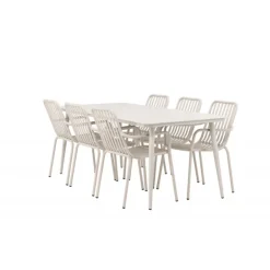 Lina t Loungesæt - Havemøbelsæt - Beige