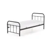 LINA 90x200 Metalseng - Sort