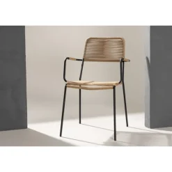 Lindos Havestol - Sort,Brun