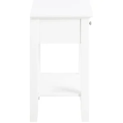 Linnea natbord hvid MDF