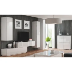 LIVO KM-100, standskab, - Hvid