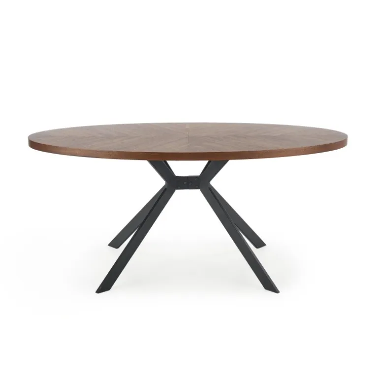 LOCARNO bord, - Valnød / Sort