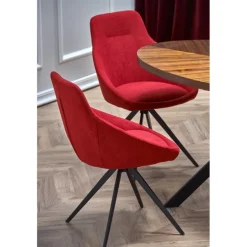 LOCARNO bord, - Valnød / Sort