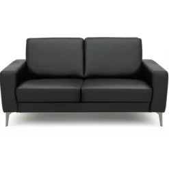 Lodbjerg 2 pers lædersofa