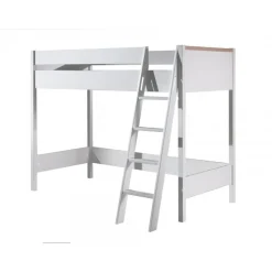 Loftseng 90x200 – London, hvid