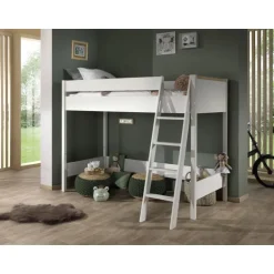 Loftseng 90x200 – London, hvid