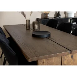 Logger Spisebordssæt - Sort og Natur