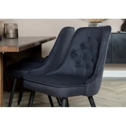 Logger t Spisebordssæt - Sort og Natur