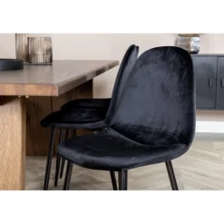 Logger t Spisebordssæt - Sort og Natur