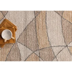 Loui Badeværelsesmåtte - Grå Ivory og Sand