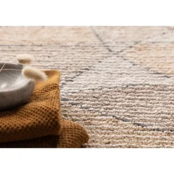 Loui Badeværelsesmåtte - Grå Ivory og Sand