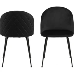 LOUISE Spisebordsstol sort