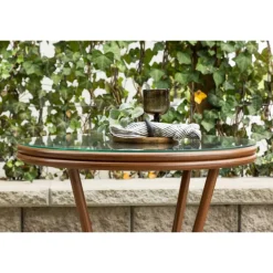 Loures Cafébord - Brun,Grå