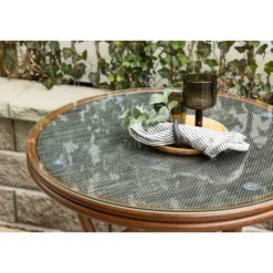 Loures Cafébord - Brun,Grå