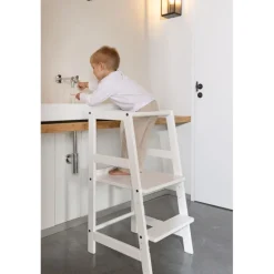 Læringstårn til børn Forrest Beech – hvid