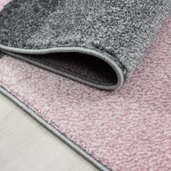 Lucca Kortluvet tæppe Ternet - Pink