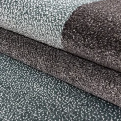 Lucca Kortluvet Tæppeløber Ternet - Blå