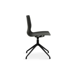 Lukas - Spisebordsstol med drejestel - Sort