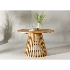 Lumpur Havebord Ø120 - Natur