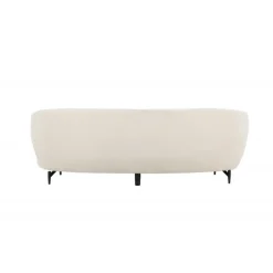 Luna 3 personers Sofa - Sort og Hvid