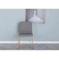 Mace Spisebordsstol - Grå og Natur