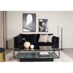 Maglehem Sofabord 130 x 60 - Transparent