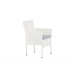 Malina Havestol - Lysegrå,Hvid